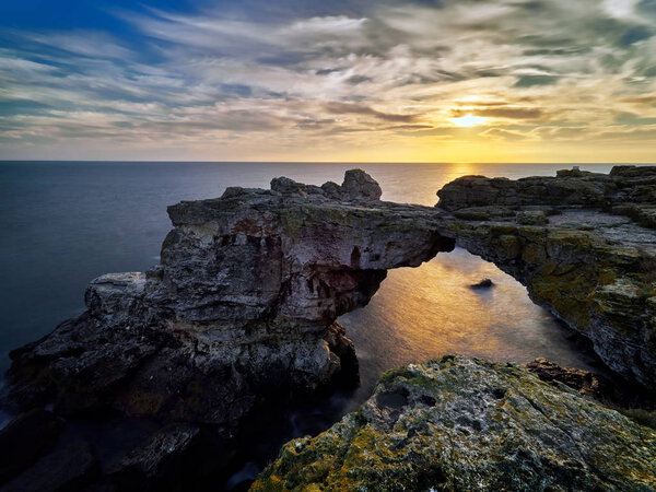 Вид на Черное море с побережья
