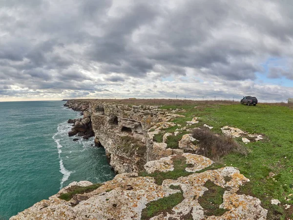 Vue de la mer Noire depuis la côte — Photo