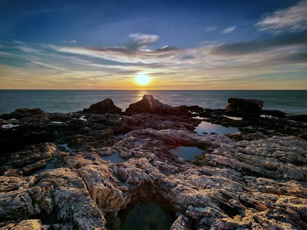 Vista del Mar Negro desde la costa — Foto de Stock