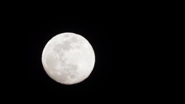 Νυχτερινός ουρανός με φεγγάρι — Αρχείο Βίντεο