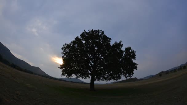 Imágenes Del Timelapse Vista Aérea Las Montañas Los Cárpatos Otoño — Vídeos de Stock