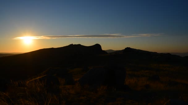 Paisaje Atardecer Amanecer Vista Tutuiatu Dobrogea Rumania Imágenes Vista Aérea — Vídeos de Stock