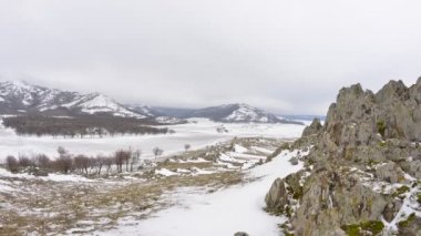Pricopan, Macin dağları, Dobrogea ve Romanya 'da son kar yağışı