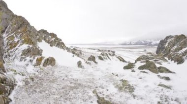 Pricopan, Macin dağları, Dobrogea ve Romanya 'da son kar yağışı