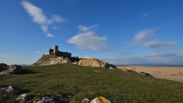 Visualização Aérea Timelapse Footage Cárpatos Montanhas Campo Outono Roménia — Vídeo de Stock