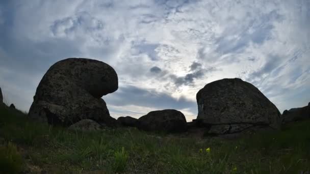 Letecký Pohled Timelapse Záběry Krajiny Karpat Podzim Rumunsko — Stock video