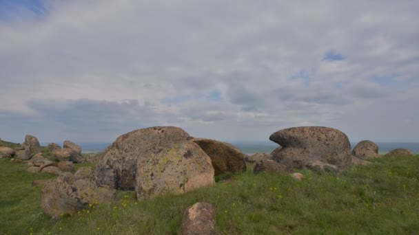 Αεροφωτογραφία Timelapse Πλάνα Από Την Ύπαιθρο Των Καρπαθίων Βουνών Φθινόπωρο — Αρχείο Βίντεο