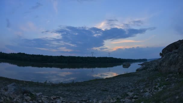 Гірський пейзаж восени — стокове відео