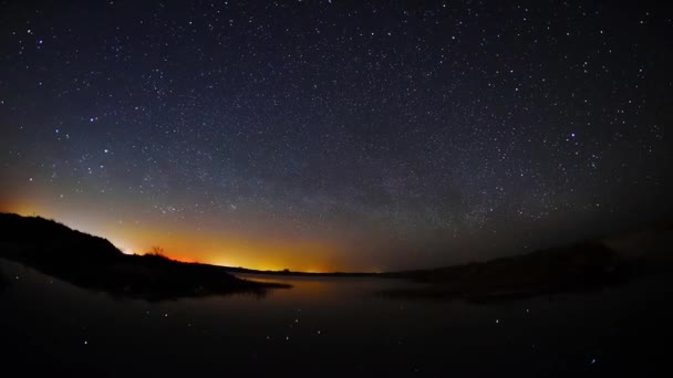 Paesaggio montano in autunno — Video Stock