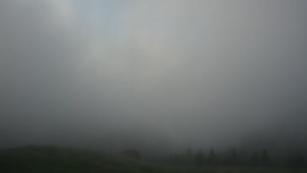 Schöne Winterlandschaft in den Bergen — Stockvideo