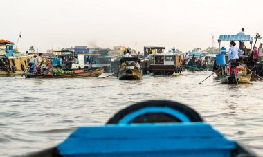 Cai Can Tho, Vietnam pazarda yüzen Rang