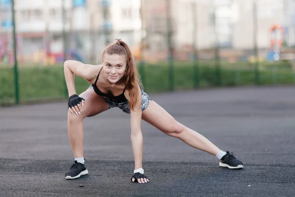 Deportiva sexy chica — Foto de Stock