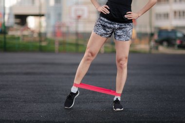Sportif seksi kız