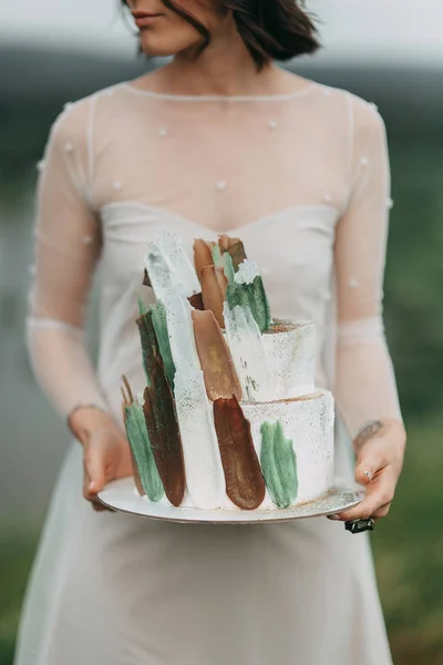 Hochzeit in den Bergen — Stockfoto