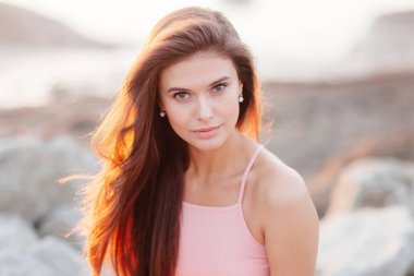 Rus güzel kız portresi