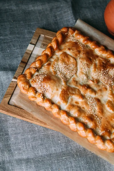 homemade pastries with potatoes