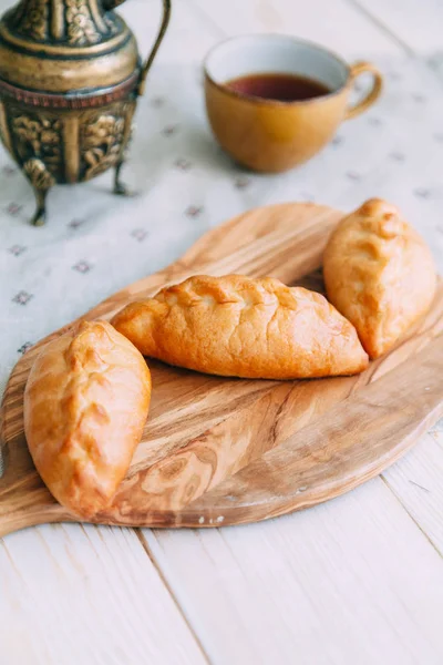 homemade pastries with potatoes