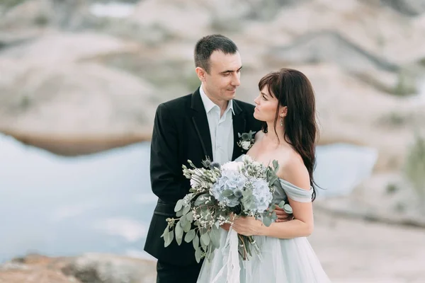 Matrimonio mistico con gufi — Foto Stock