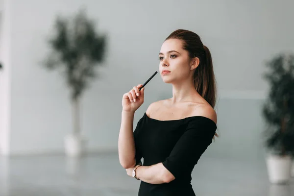 Mulher de negócios bonita — Fotografia de Stock