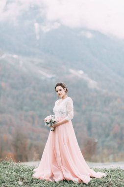 Sochi ve deniz, ca tarafından Avrupa tarzında bir düğün dağlarında modern düğün