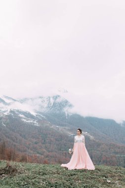 Sochi ve deniz, ca tarafından Avrupa tarzında bir düğün dağlarında modern düğün