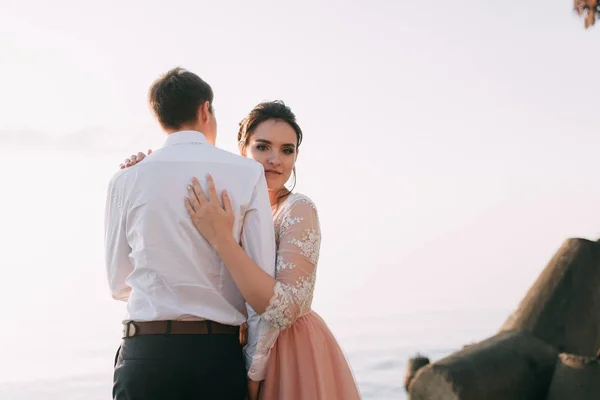 Boda Moderna Las Montañas Sochi Mar Una Boda Estilo Europeo —  Fotos de Stock