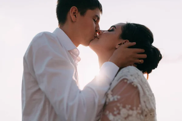 Boda Moderna Las Montañas Sochi Mar Una Boda Estilo Europeo — Foto de Stock