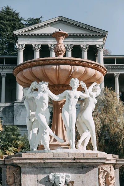 Architektura Starych Budynków Południowej Rosji Sanatorium Soczi — Zdjęcie stockowe