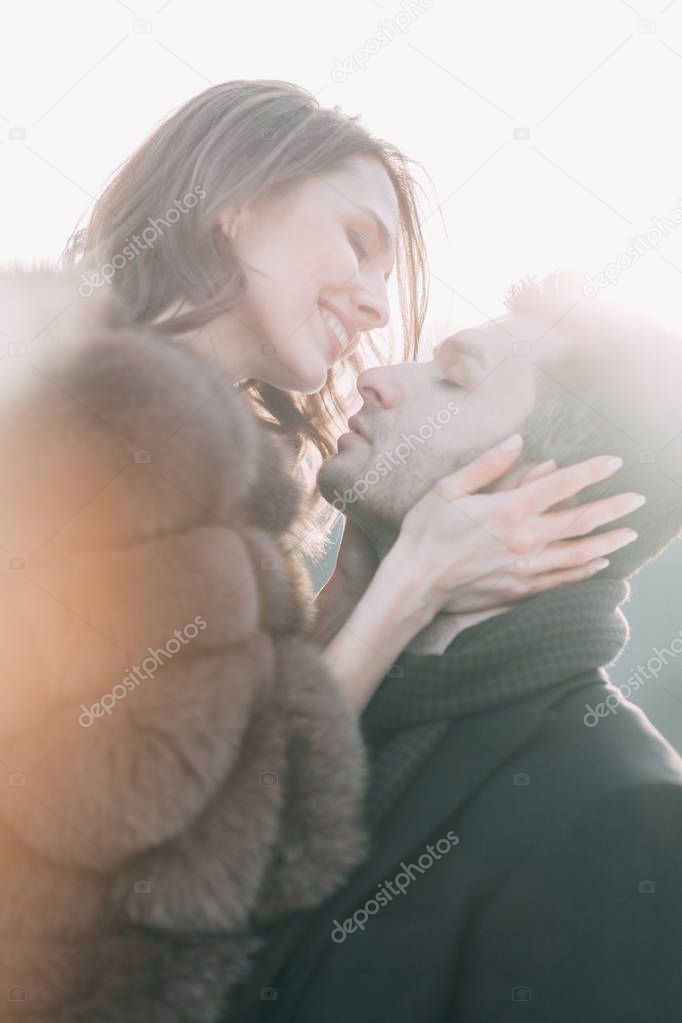 Wedding photo shoot with a reindeer in the Scandinavian and European style, in the Studio and outdoors, with the printing and decoration of pine needles