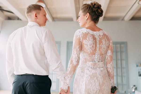 Casamento Estilo Europeu Estúdio Stree — Fotografia de Stock