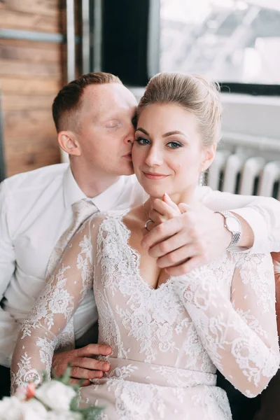 Mariage Dans Style Européen Studio Sur Scène — Photo