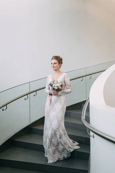 Hochzeit Europäischen Stil Atelier Und Auf Dem Stree — Stockfoto