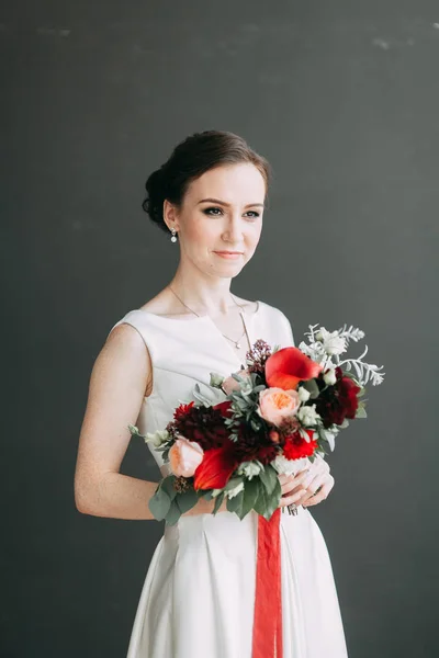 Hochzeit Europäischen Stil Atelier Und Auf Dem Stree — Stockfoto