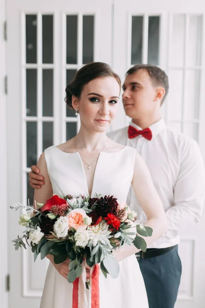 Casamento Estilo Europeu Estúdio Stree — Fotografia de Stock