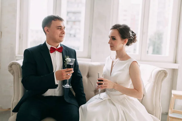 Casamento Estilo Europeu Estúdio Stree — Fotografia de Stock