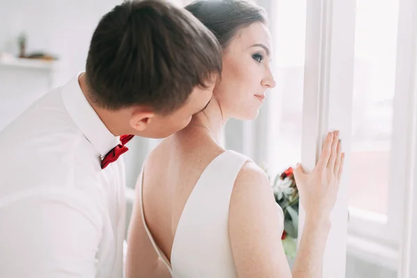 Casamento Estilo Europeu Estúdio Stree — Fotografia de Stock