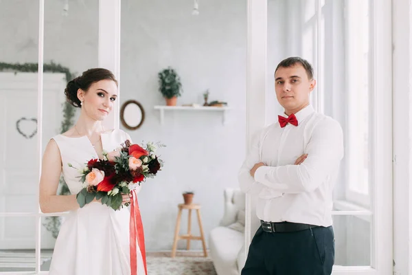 Boda Estilo Europeo Estudio Stree — Foto de Stock