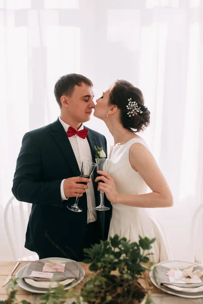 Casamento Estilo Europeu Estúdio Stree — Fotografia de Stock