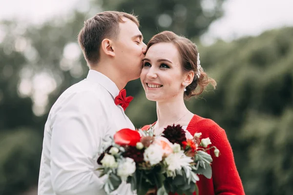 Casamento Estilo Europeu Estúdio Stree — Fotografia de Stock