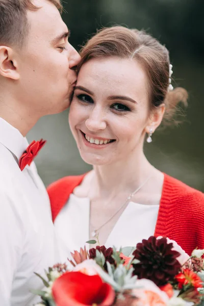 Hochzeit Europäischen Stil Atelier Und Auf Dem Stree — Stockfoto