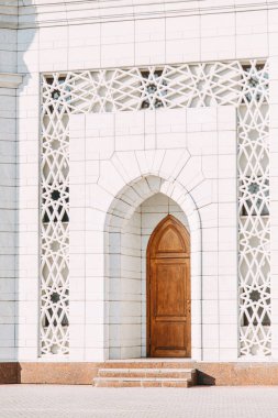 Eski Kazan 'ın mimari özellikleri. Oymalı ahşap kapı. 