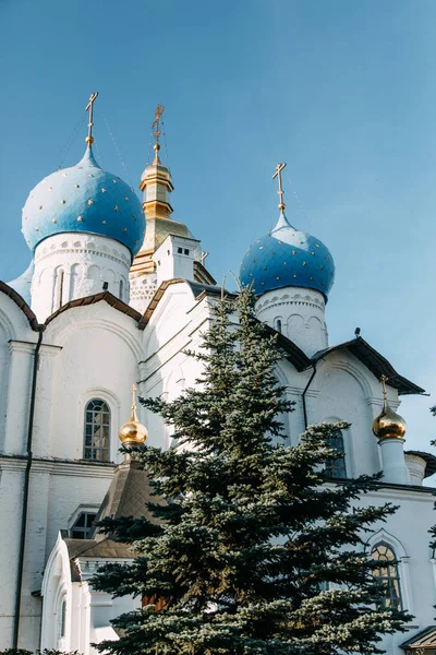 Katedra Kościoła Kremla Kazańskiego Atrakcje Turystyczne Kultowe Miejsca Turystyczne — Zdjęcie stockowe