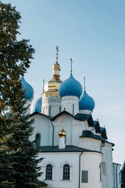 Catedral Iglesia Del Kremlin Kazán Atracciones Puntos Turísticos Emblemáticos — Foto de Stock