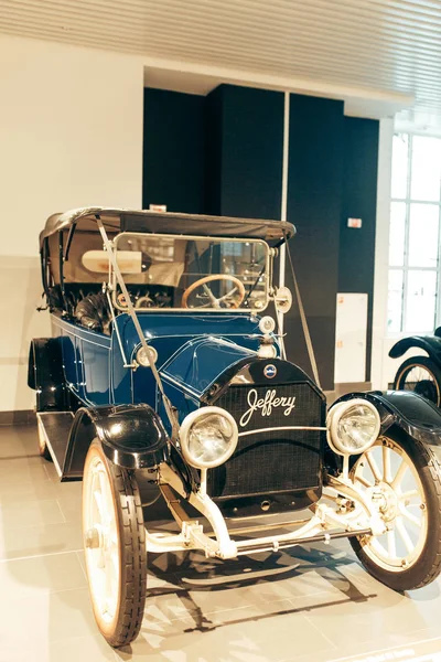 Fica Com Carros Velhos Caros Exposição Carros Retro Museu Século — Fotografia de Stock