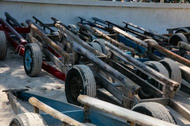 Taşıma. Deniz taşıtları ve kum gemilerde için römork