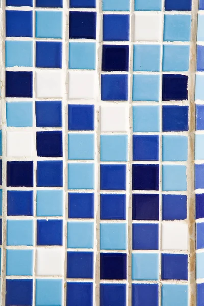 small ceramic blue mosaic tiles