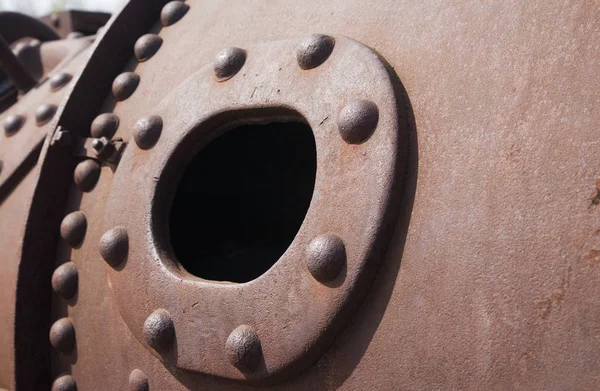 층 화 철 증기 엔진의 조각 — 스톡 사진
