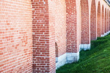 Kalenin tuğla duvar parçası