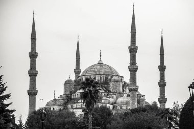 İstanbul 'daki mavi cami.