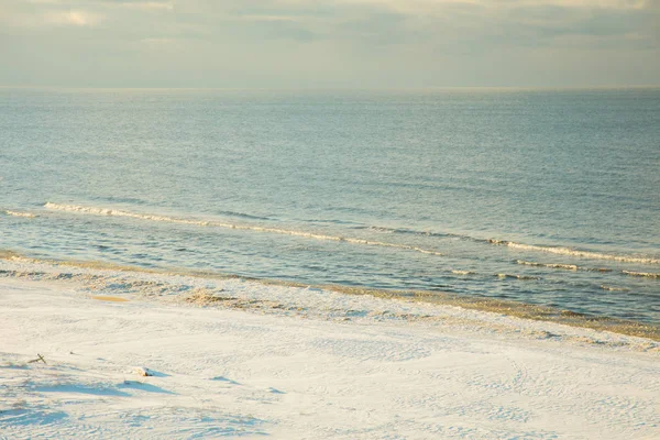 Baltiska havet på vintern — Stockfoto